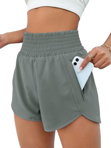 Image of BMJL 2.5 inch Athletic Shorts for Women Comfy High Waisted Short with Pocket