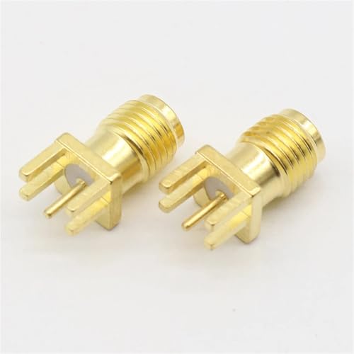 Adaptador SMA de alta precisión para PCB con conector RF recto en pack de 51 piezas 3