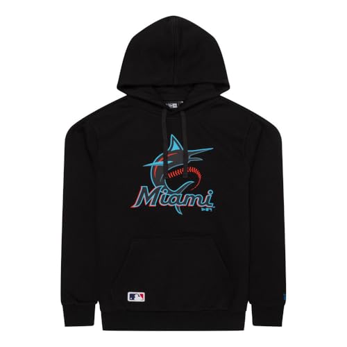 Sweatshirt à Capuche Homme New Era MLB Hoody Noir Sweat Sport Vêtement Streetwear