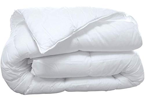 L.M Couette Microfibre Luxe 220x240cm 750gr/m² Très Chaude - Toucher Peau de pêche