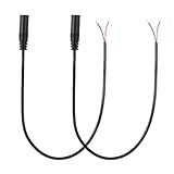 Gtziqa 2 Pack Replacement 3.5 mm Female Jack to Speaker Wire Bare Wire Pigtail...