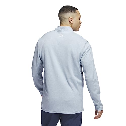 adidas Men's 3-Stripes Quarter Zip Golf Pullover3
