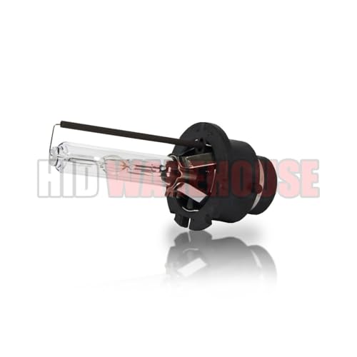 Image of AC HID Xenon Replacement Bulbs - D2S / D2R / D2C - 10000K Dark Blue (1 Pair) (Metal Bracket)