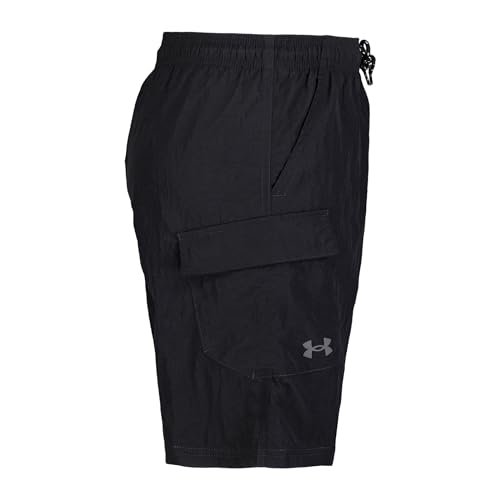 Image of Under Armour Boys 4-Way Stretch Pull-on Tech Shorts, Moisture Wicking, Side Hand Pockets, Outdoor Collection