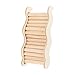 balacoo Climbing Toys Climbing Toys Wooden Hamster Ladder Wood Cage Hanging Ladder Dwarf Hamster Bridges Climbing Activity for Chinchilla Rat Gerbil Dwarf Hamster Little Critters Toys