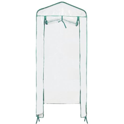 HomeStock Island Oasis Clear Replacement Cover for 4 Tier Portable Rolling Greenhouse