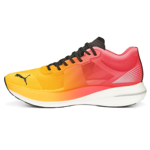 PUMA Mens Deviate Nitro Elite Fireglow Running Sneakers Shoes - Orange3
