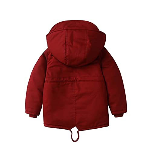 Image of Boys Girls Winter Outwear Coats, Kids Warm Outfits,Windproof Jacket for Toddler 1-8Y