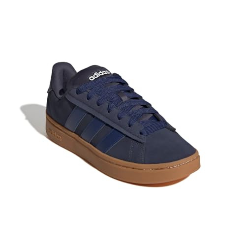 Adidas Men's Grand Court Alpha, Shadow Navy/Dark Purple/Gum, 5