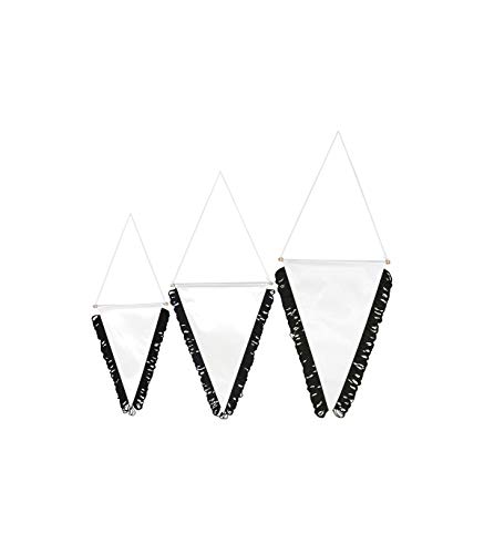 Grupo K-2 Wonduu Banderín Triangular Para Sublimación Negro 300 X 200 Mm