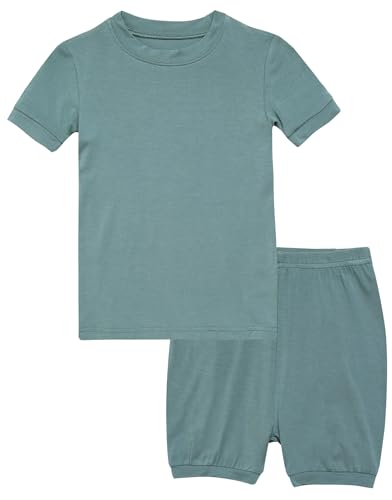 Image of VAENAIT BABY Kids Sleepwear Pajamas Short Soft Cool Summer Viscose Pjs 2pcs Set