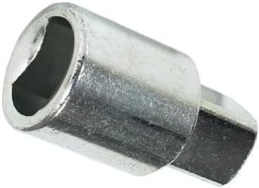 Manchon de connexion de vanne à bille pneumatique, for arbre d'accouplement de vanne d'actionneur de cylindre, 1 pièce(Square 17 Flat 17 L57)