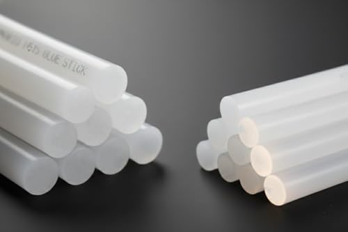 Image of Mario Transparent Hot Melt Glue Sticks 220mm x 11mm, Pack of 20 | Crystal Clear DIY Art & Craft Adhesive | Multipurpose Glue Gun Sticks for Home, Office & Repair