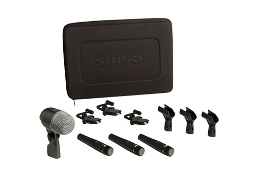 SHURE �V���A �h�����p�}�C�N�L�b�g (SM57×3�{, BETA52×1�{, �}�E���g�L�b�g, �L�������O�P�[�X�t��) DMK57-52-J �y�������K�i/���[�J�[�ۏ�2�N�z
