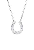 hufeisen kette swarovski Dieses Silber Schmuckstück ist mit eleganten Zirkonia Kristallen besetzt und lässt jedes Herz höher schlagen