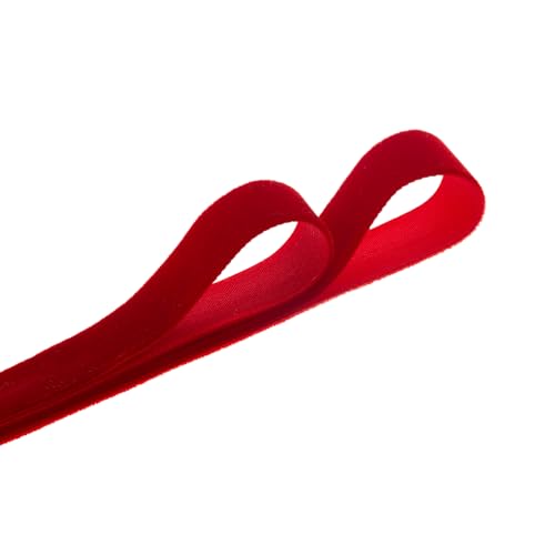 Image of QIANF Velvet Ribbon, 1 1 /2-Inch by 25-Yard Spool (Red)