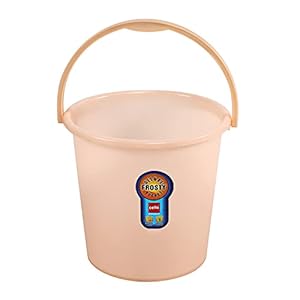 Cello Plastic Frosty Bucket DLX, 18 litres, Peach