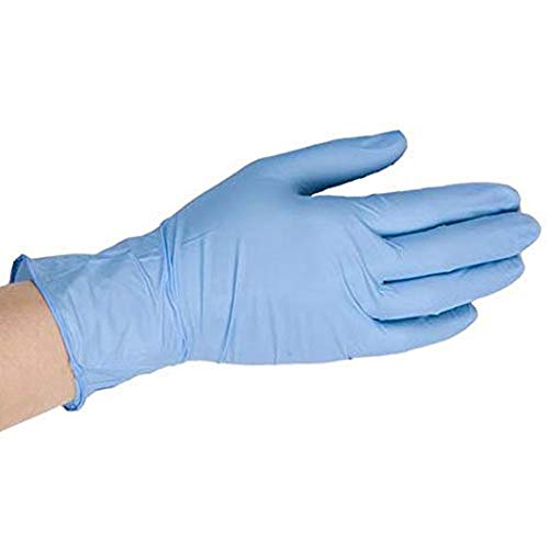 Blue Vinyl Gloves - Medium - Box of 100