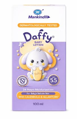 Daffy Baby Lotion with Calendula & Allantoin 100ml | Paediatrician Tested, Calendula Formula, pH Balanced 5.5, Gentle Baby Care, 100ml-picture-13