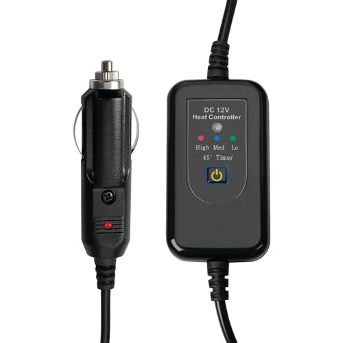 Image of Performance Tool W6049 12v Heated Travel Blanket - Stay Warm on Road Trips, Camping, and Outdoor Activities with Soft and Cozy Fleece Material