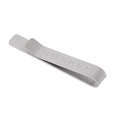 kilofly Men's Hidden Message Luxury Slide Tie Bar #TOP25