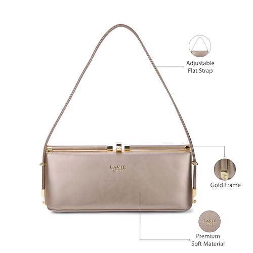 Image of Lavie Luxe Women's Parallel25 Small Frame Satchel Handbag | Satchel Bag for Work | Ladies Purse | Stylish Shoulder Bag | Gift For Women