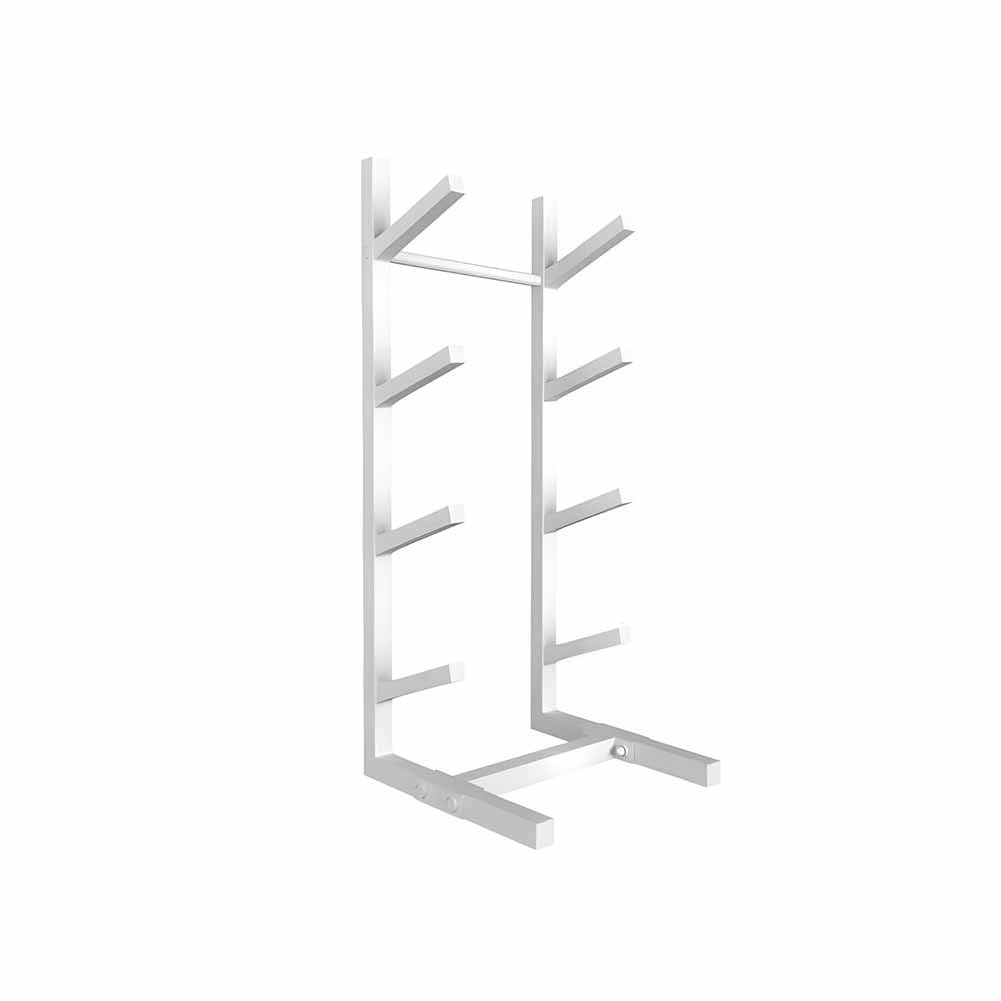 Organizer multiuso per attrezzature sportive, espositore salvaspazio per sci, skateboard, scooter, ideale per garage, negozio, palestra a casa, 25 x 25 x 68 cm