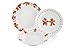 Excelsa Ginger Boy & Girl Service Assiettes 18 Pièces, Porcelaine, multicolore