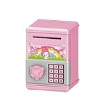 Kawaii Mini Piggy Bank for Boys Girls, Kids Money Saving Box Money Safe,Suitable, Birthday Gifts (melod)