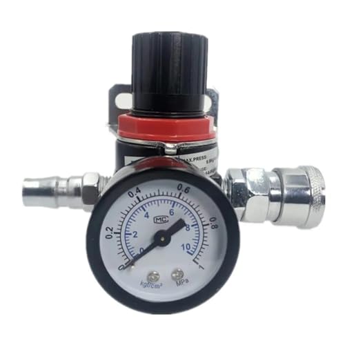 Regulador AR2000 G1/4 de presión para compresor con acople de 6mm 4