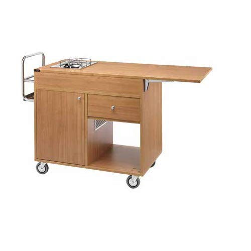 Carrito de Servicio Restaurante Hotel flambeados cm 105x58x85 RS0407