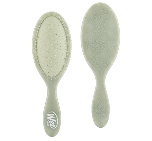 Wet Brush WetBrush Original Detangler Hair Brush Ultra Soft Intelliflex Bristles to Gently Separate Knots Ease, Does Not Rip Hair, All Hair Types, Reclaimed Romance Collection, Sage
