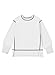 blibean Tween Girls Fall Long Sleeve Sweatshirt Big Kids Fashion Solid Color Pullovers Little Girl Spring Casual Loose Pullover Tunic Tops Clothes Size 14 15 16 Year Old White