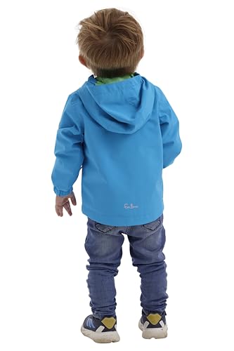 first instinct by killtec Kinder Funktionsjacke/Regenjacke mit Kapuze FIOS 10 MNS JCKT, azur, 98/104, 42906-000