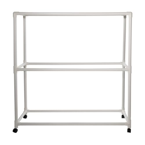 Champion Sports Ball Storage Cart, White, 62 InchL X 18.5 Inch W X 67 InchH