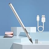 Sensibilité à la pression 4096 : contrôle fin avec 4096 points de pression, aide à réaliser des croquis et des coloriages précis. Le stylet Surface permet d'ombrager ou d'augmenter les détails, ajustez simplement l'épaisseur de la ligne en augmentant ou en réduisant la force, pour vous rendre plus décontracté et libre lorsque vous parcourez le Internet, prendre des notes, dessiner des aquarelles, dessiner des croquis ou marquer des documents.