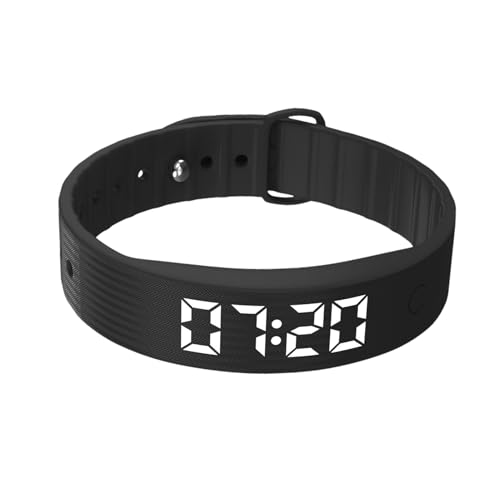 Pulsera de alarma silenciosa, recordatorio silencioso vibratorio, reloj para...