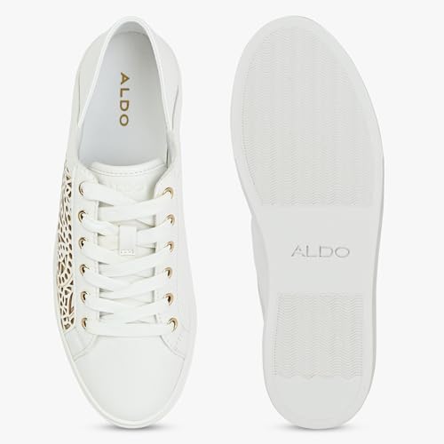 Image of Aldo Womens Aldo Carenteriel710 Gold Women Synthetic Sneakers Platform