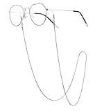 [ＣｈａｉｎｓＰｒｏ] メガネチェーン ステンレス マスクストラップ 長さ72cm 3WAY スネークチェーン シンプル 男女兼用