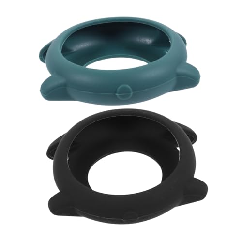 Protector de reloj funda de silicona compatible con smartwatch pack verde y negro