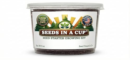 Fig Tree | Seeds In A Cup® - Fig Seed Starter Grow Kit | Easy to use | Educational | Great Gift Idea | Grow Your Own |