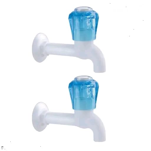 Getchi Crystal Blue Long Bib Cock Taps for Bathroom, Kitchen & Garden for Hot and Cold Water, (13mm,1/2" Inch) - Set of 2 Pcs (B0DHC78Z6H) Amazon Price History, Amazon Price Tracker