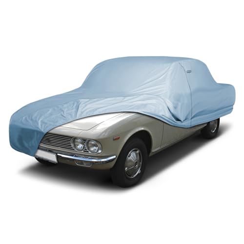 Image of iCarCover Premium Car Cover for 1970-1971 Mazda 1800 Heavy Duty Waterproof All-Weather Automobiles Custom Fit Indoor Outdoor UV Snow Protection Covers with Straps and Bag