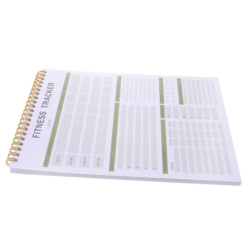 POPETPOP Daily Workout Journal Notebook Portable Fitness Planner Weight Lifting Log Non Exercise Tracker for Habit Formation Self Improvement