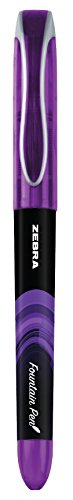 Zebra Fountain Pen, Fine 0.6 Mm, Assorted Ink Colors, Assorted, 7/Pack #TOP1
