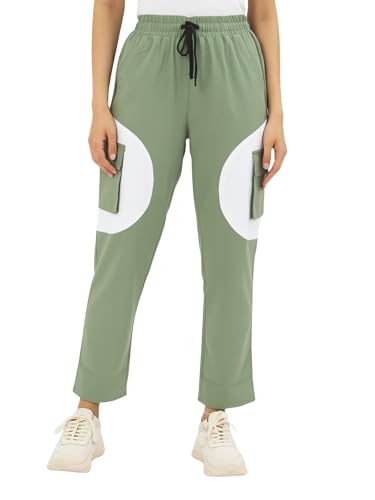 Image of ADDYVERO Women Cargo Lose Fitting Side Pockets Detailing High Waisted Casual Cargo Pant