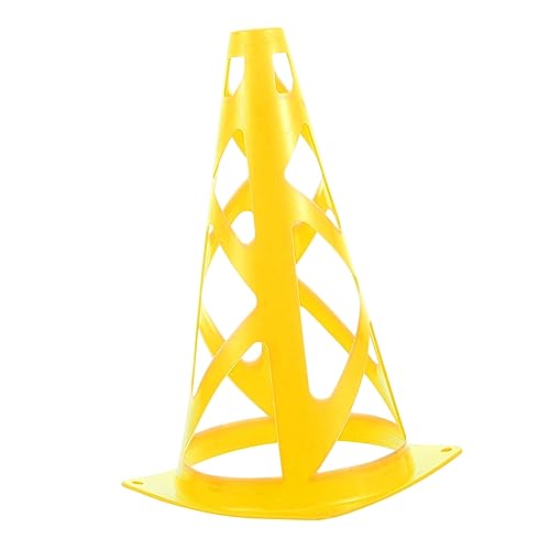 GOOHOCHY Soccer Sports Cones Basketball Training Bucket 8pcs Plastic Training Cones Set