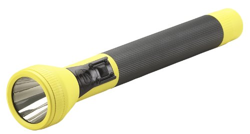 Streamlight 25323 SL-20LP 450-Lumen Full Size Rechargeable LED Flashlight with 120V/100V AC/12V DC Smart Charger, 2 Sleeves, Yellow