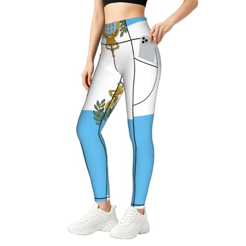 Leggings de San Marino para mujer conjuntos de entrenamiento ropa deportiva fitness elástica