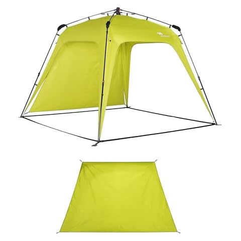 8.2'x8.2' Pop Up Canopy, 2023 Upgraded Outdoor Canopy, Portable Folding Instant Camping Canopy, Easy Set-up Canopy with 2 Sidewall Cover